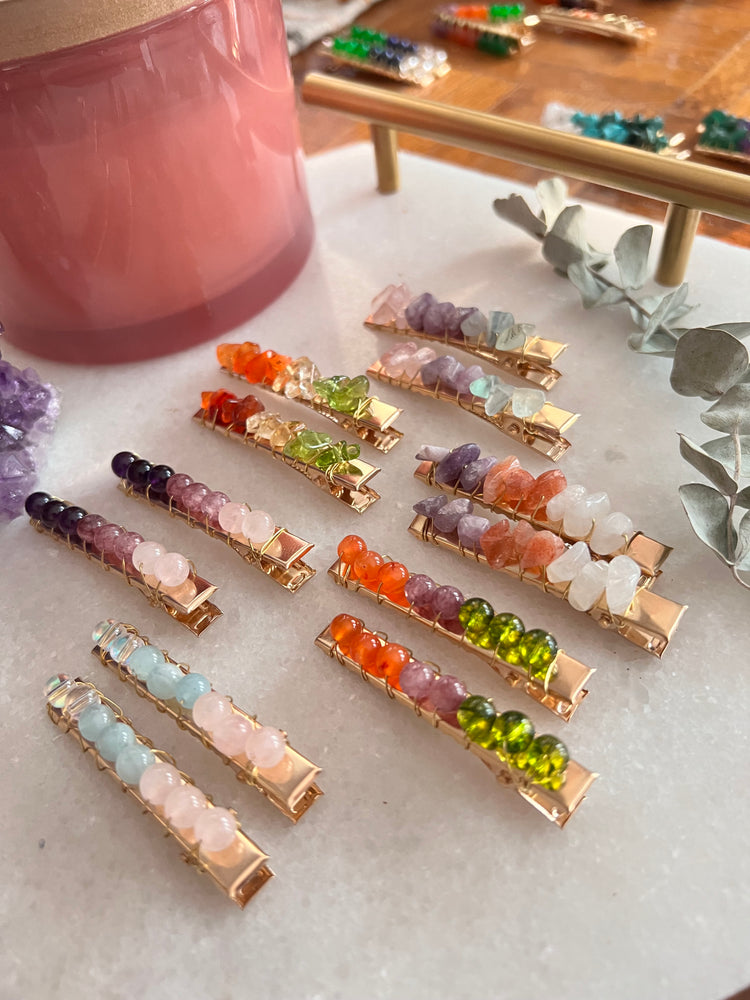 Crystal Hair Barrettes