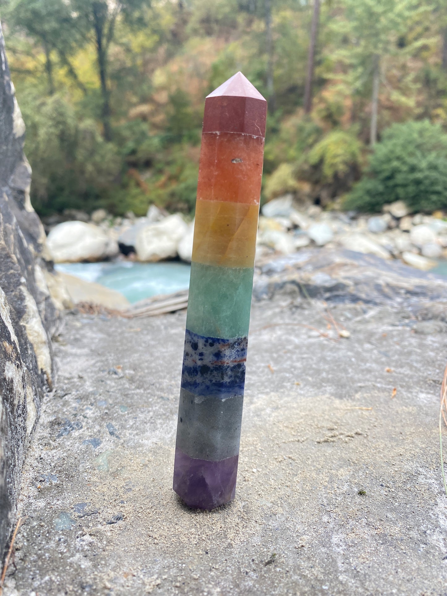 Seven Chakra Crystal Towerr