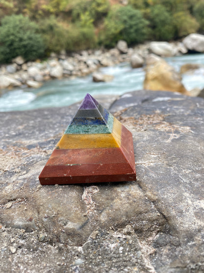 Seven Chakra Crystal Pyramid