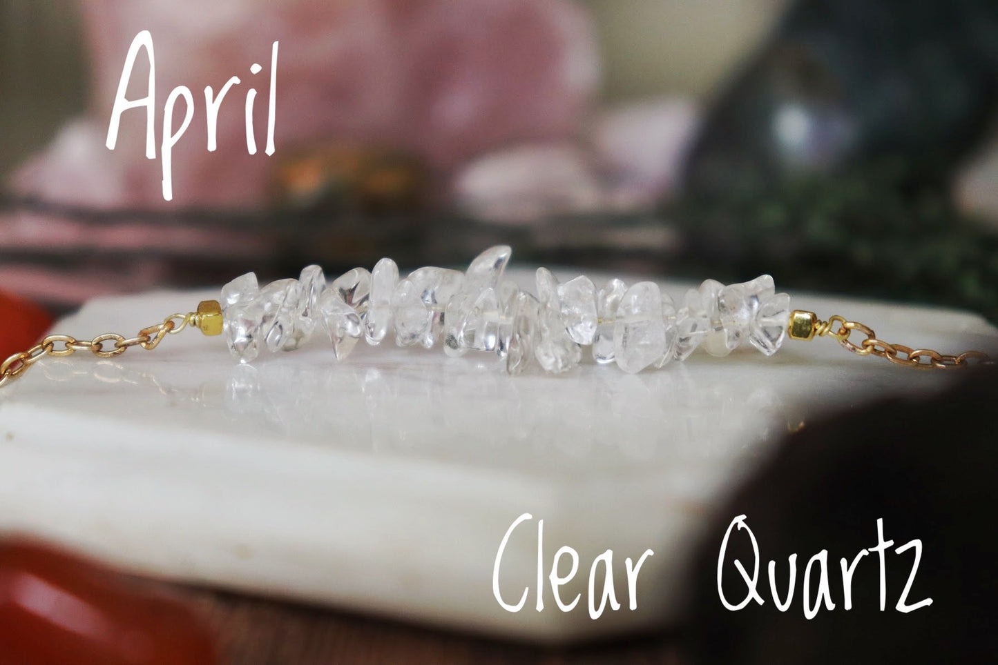 Crystal Bar Birthstone Bracelets