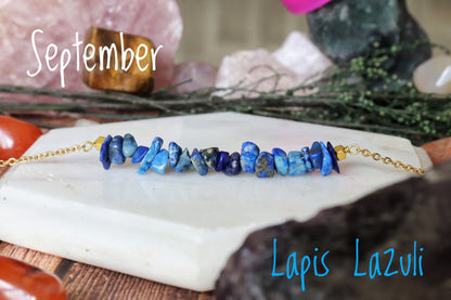 Crystal Bar Birthstone Bracelets